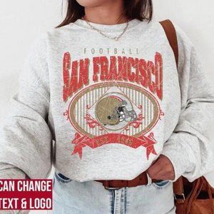 San Francisco Football Sweatshirt , San Francisco Football shirt , Vintage Style